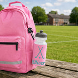 Baby Pink Water Bottle & Holder