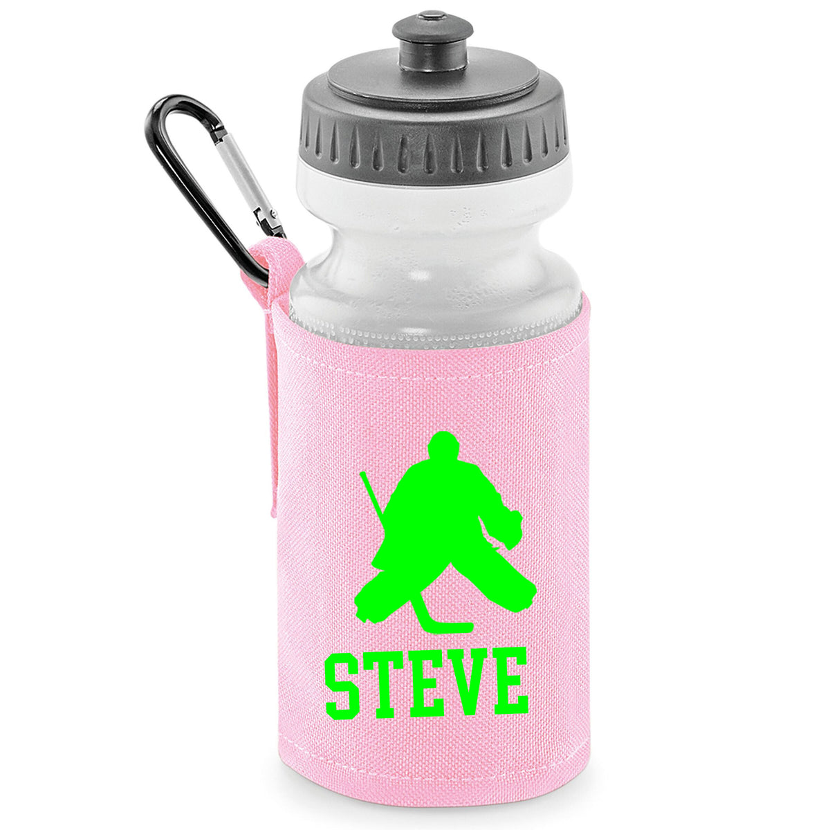 Baby Pink Water Bottle & Holder