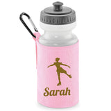 Baby Pink Water Bottle & Holder