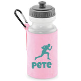 Baby Pink Water Bottle & Holder