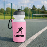 Baby Pink Water Bottle & Holder