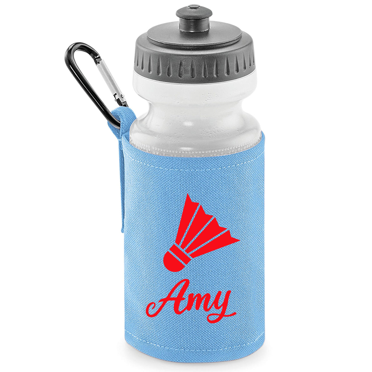 Sky Blue Water Bottle & Holder