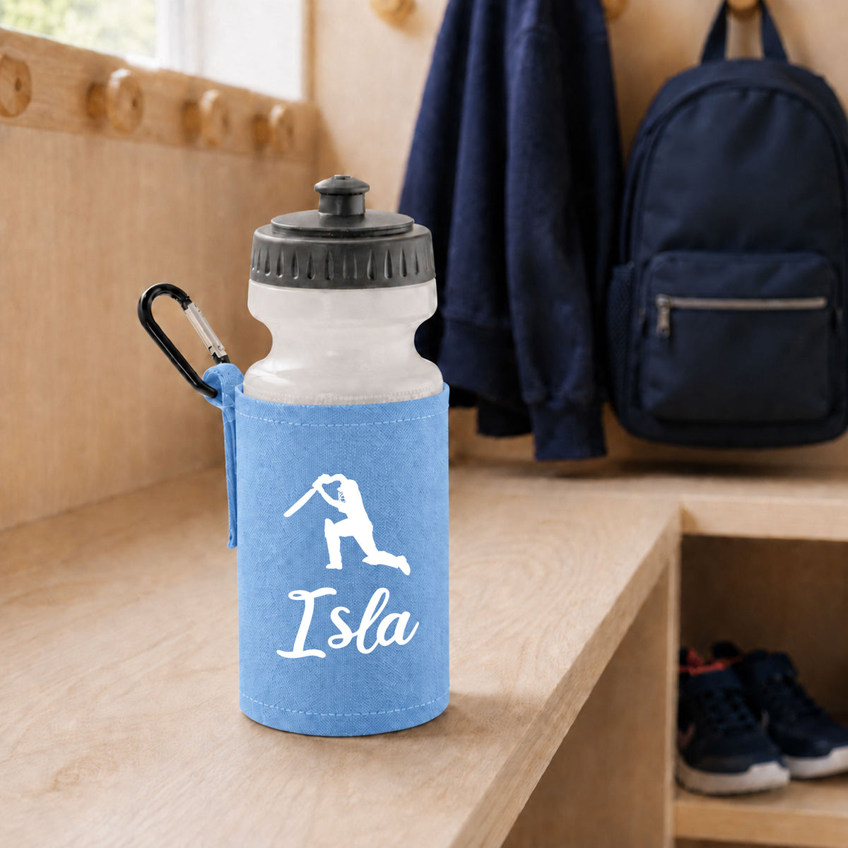 Sky Blue Water Bottle & Holder