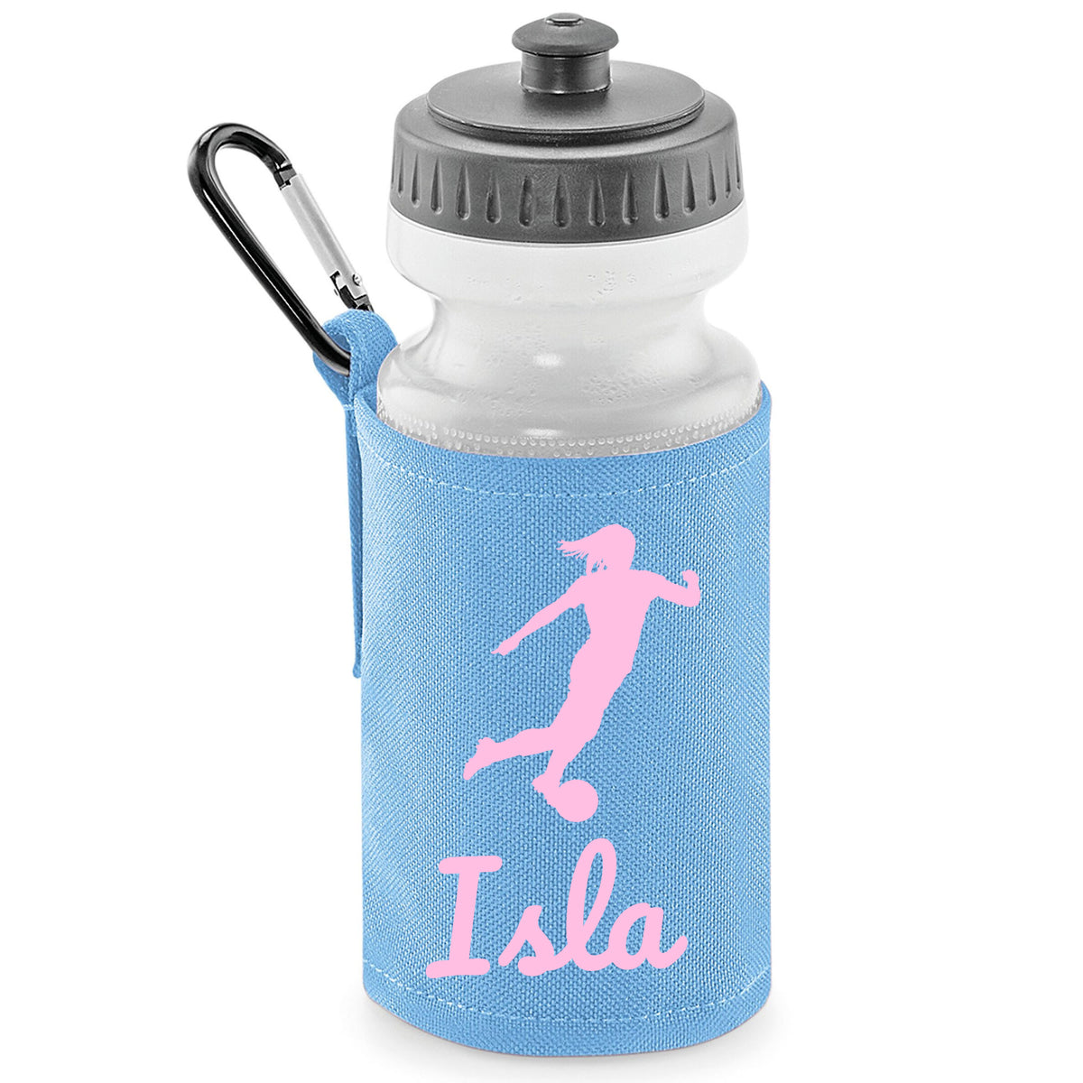 Sky Blue Water Bottle & Holder
