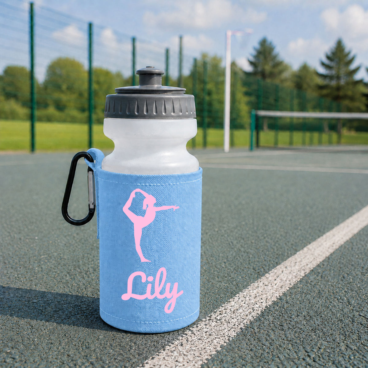 Sky Blue Water Bottle & Holder