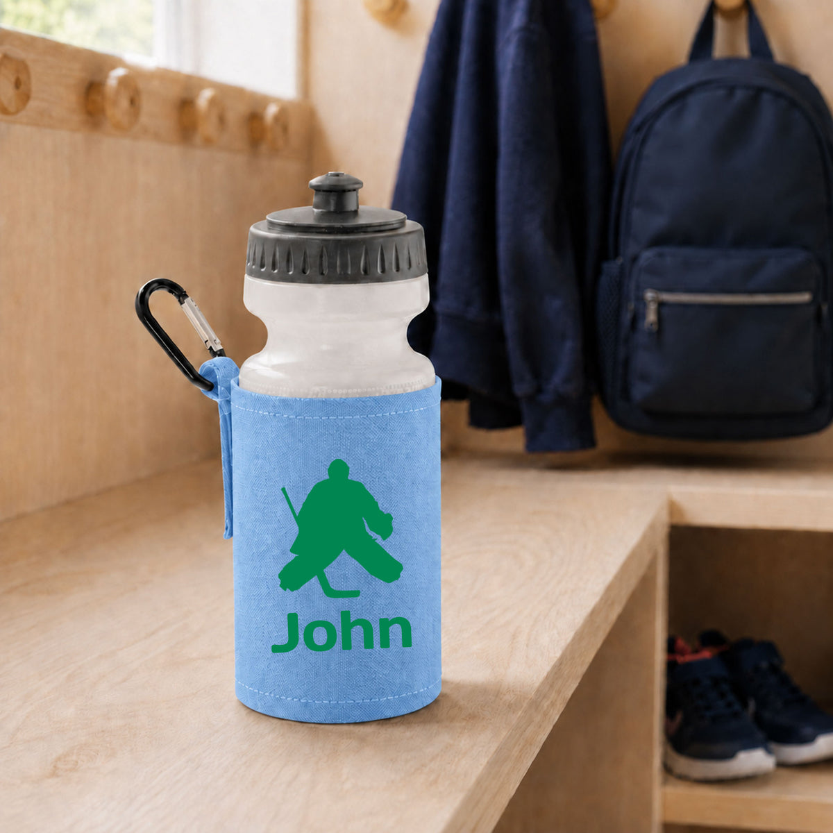 Sky Blue Water Bottle & Holder