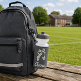 Grey Water Bottle & Holder