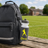 Grey Water Bottle & Holder