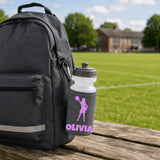 Grey Water Bottle & Holder