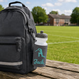 Grey Water Bottle & Holder