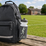 Grey Water Bottle & Holder