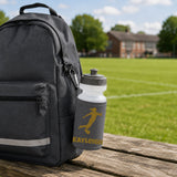 Grey Water Bottle & Holder