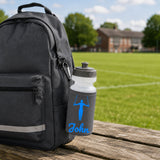 Grey Water Bottle & Holder