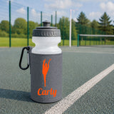 Grey Water Bottle & Holder