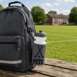 Grey Water Bottle & Holder