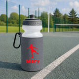 Grey Water Bottle & Holder