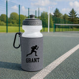 Grey Water Bottle & Holder