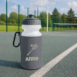 Grey Water Bottle & Holder