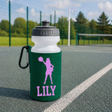 Bottle Green Water Bottle & Holder