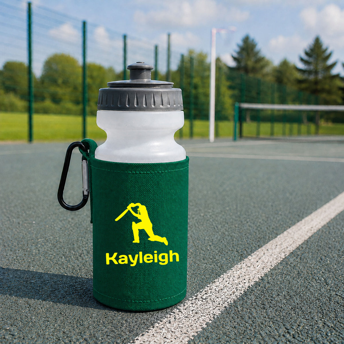 Bottle Green Water Bottle & Holder