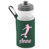 Bottle Green Water Bottle & Holder
