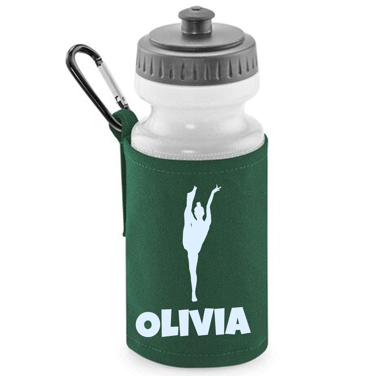 Bottle Green Water Bottle & Holder