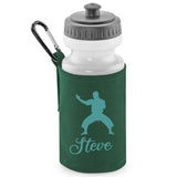 Bottle Green Water Bottle & Holder