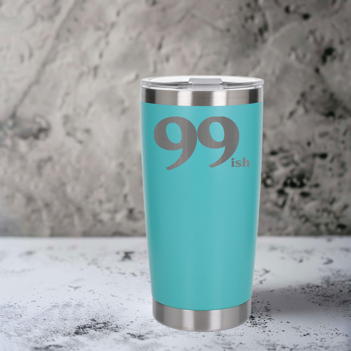 Turquoise Thermal Metal Coffee Cup