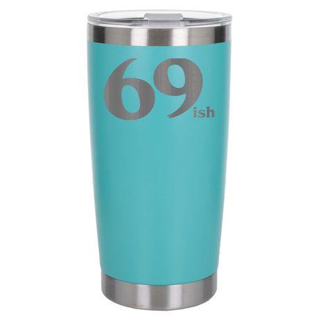 Turquoise Thermal Metal Coffee Cup