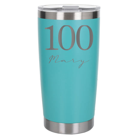 Turquoise Thermal Metal Coffee Cup