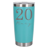 Turquoise Thermal Metal Coffee Cup