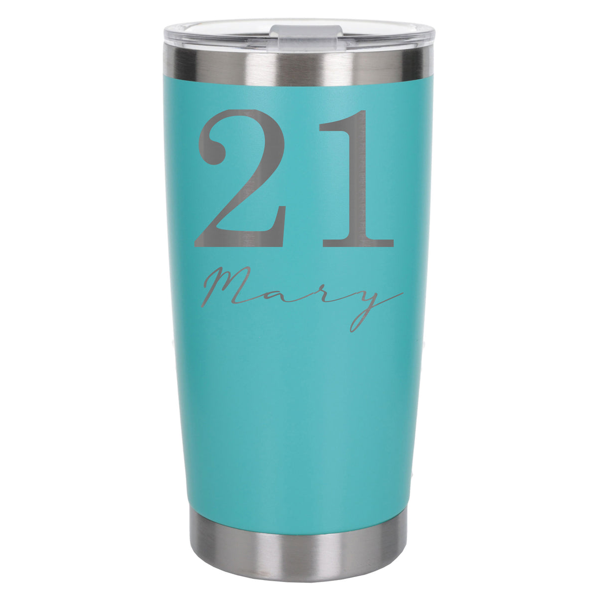 Turquoise Thermal Metal Coffee Cup