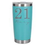 Turquoise Thermal Metal Coffee Cup