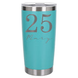 Turquoise Thermal Metal Coffee Cup
