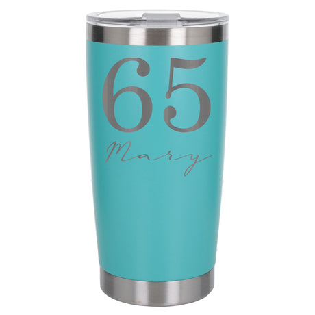 Turquoise Thermal Metal Coffee Cup