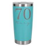 Turquoise Thermal Metal Coffee Cup