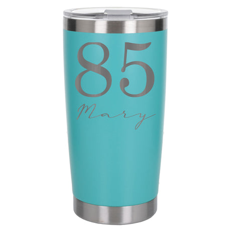 Turquoise Thermal Metal Coffee Cup