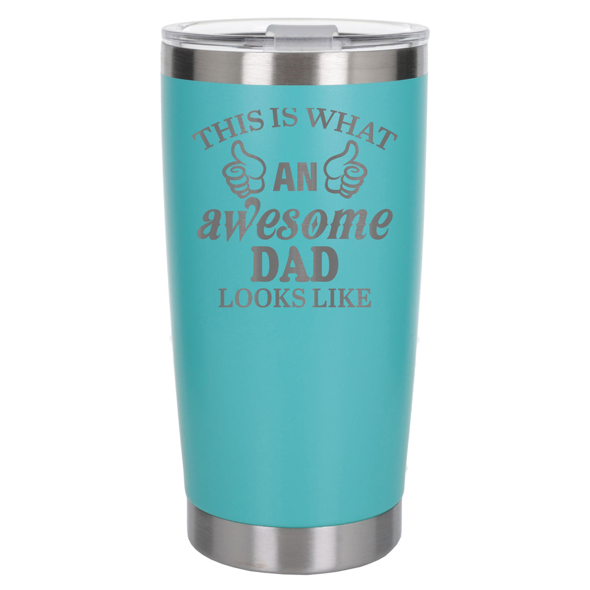 Turquoise Thermal Metal Coffee Cup