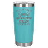 Turquoise Thermal Metal Coffee Cup