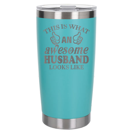 Turquoise Thermal Metal Coffee Cup