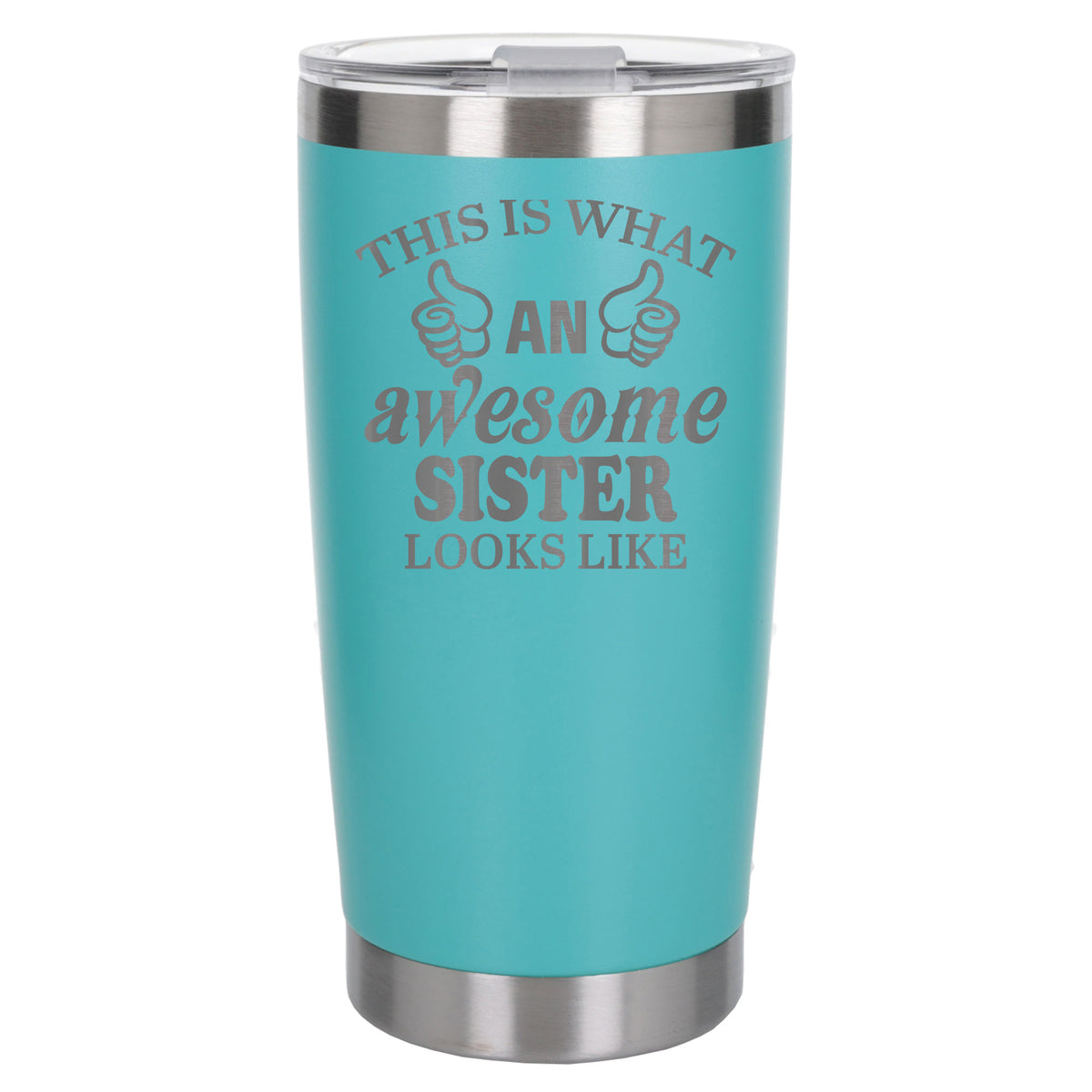 Turquoise Thermal Metal Coffee Cup