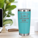 Turquoise Thermal Metal Coffee Cup