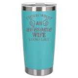 Turquoise Thermal Metal Coffee Cup