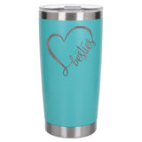 Turquoise Thermal Metal Coffee Cup