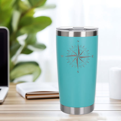 Turquoise Thermal Metal Coffee Cup