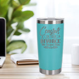Turquoise Thermal Metal Coffee Cup