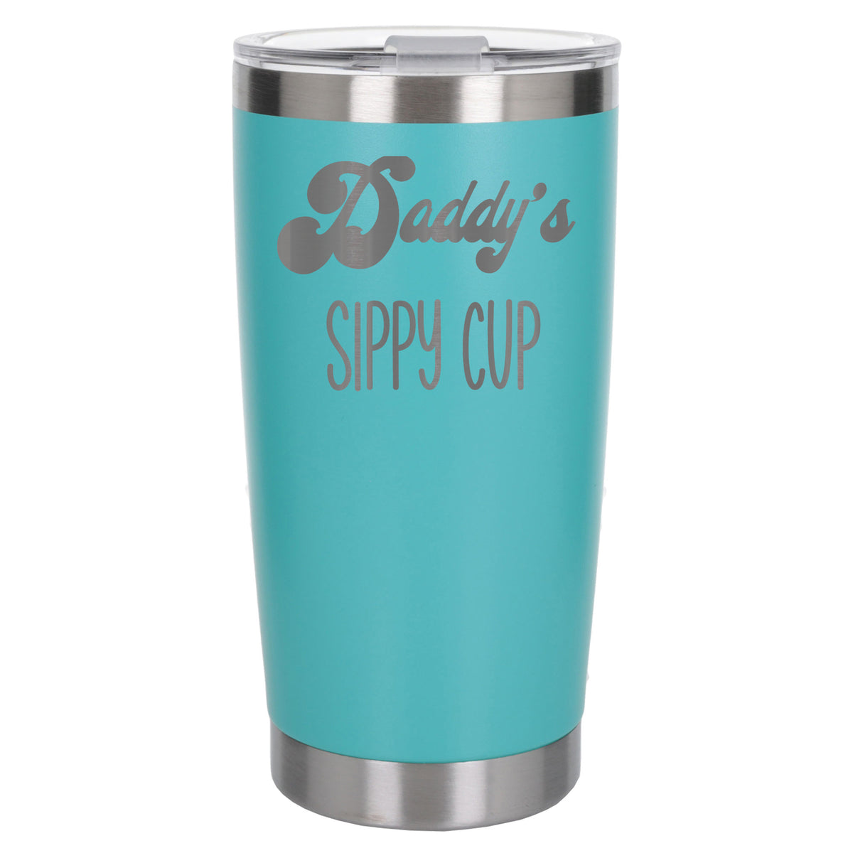 Daddy's Sippy Cup Engraved Travel Mug for Dad Birthday