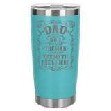 Turquoise Thermal Metal Coffee Cup