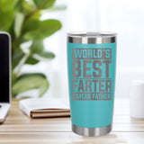 Turquoise Thermal Metal Coffee Cup