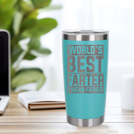 Turquoise Thermal Metal Coffee Cup